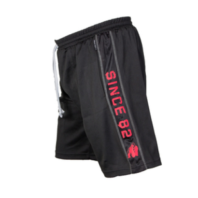 Gorilla Wear Functional Mesh Shorts Svart/Röd