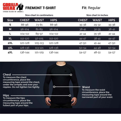 Gorilla Wear Fremont T-Shirt Burgundy