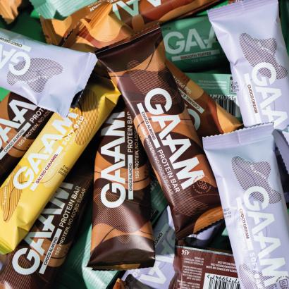 12 x GAAM Protein Bar 45 g Choco Almond