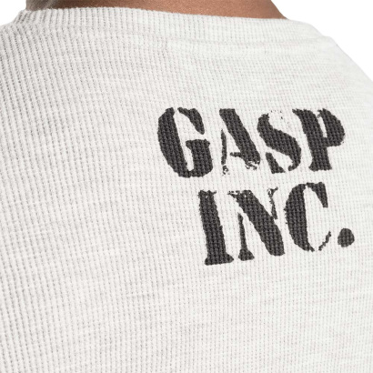 GASP Thermal Gym Sweater Grey Melange GASP Thermal Gym Sweater Grey Melange