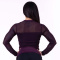 NEBBIA Flash Mesh Longsleeve Burgundy NEBBIA Flash Mesh Longsleeve Burgundy