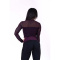 NEBBIA Flash Mesh Longsleeve Burgundy NEBBIA Flash Mesh Longsleeve Burgundy