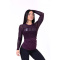 NEBBIA Flash Mesh Longsleeve Burgundy NEBBIA Flash Mesh Longsleeve Burgundy