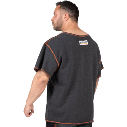 Gorilla Wear Wallace Workout Top Grey/Orange