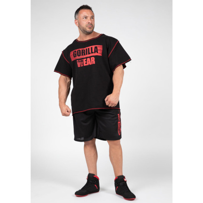 Gorilla Wear Wallace Workout Top Black/Red