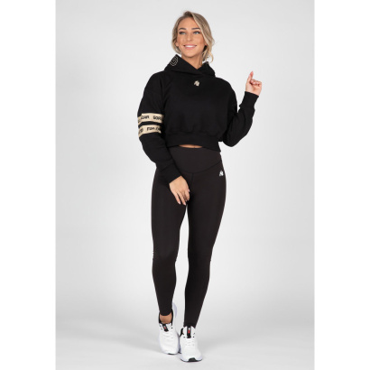 Gorilla Wear Tracy Cropped Hoodie Black