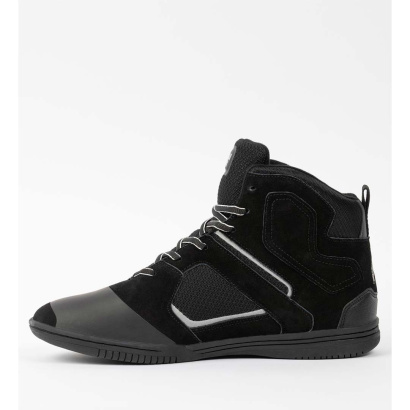 Gorilla Wear Troy High Tops Black & Grey Gorilla Wear Troy High Tops Black & Grey