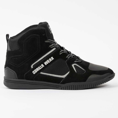 Gorilla Wear Troy High Tops Black & Grey Gorilla Wear Troy High Tops Black & Grey