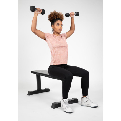 Gorilla Wear Monetta Performance T-Shirt Salmon Pink