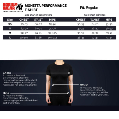 Gorilla Wear Monetta Performance T-Shirt Salmon Pink