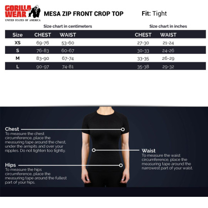 Gorilla Wear Mesa Zip Front Crop Top Burgundy Red