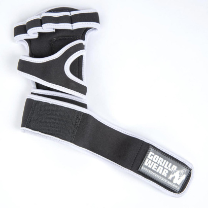 Gorilla Wear Yuma Weightlifting Workout Gloves Black/White Gorilla Wear Yuma Weightlifting Workout Gloves Black/White