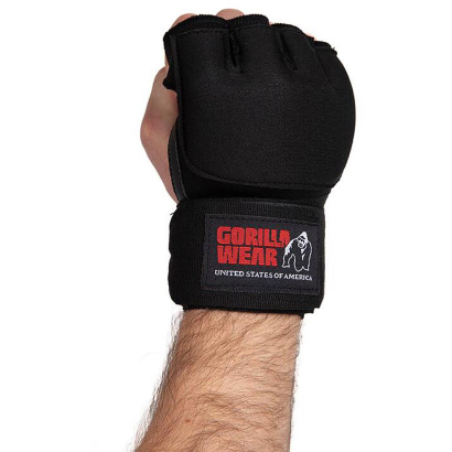 Gorilla Wear Gel Glove Wraps Black