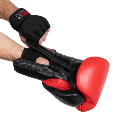 Gorilla Wear Gel Glove Wraps Black