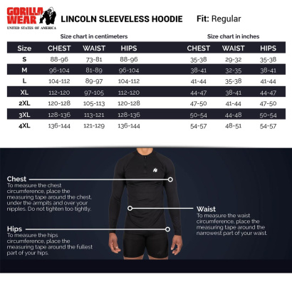 Gorilla Wear Lincoln Sleeveless Hoodie Grey Gorilla Wear Lincoln Sleeveless Hoodie Grey