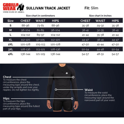 Gorilla Wear Sullivan Track Jacket Grey