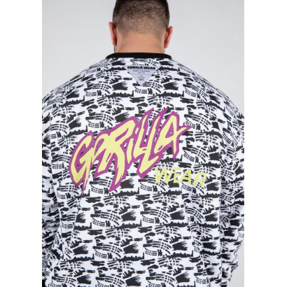 Gorilla Wear Legacy Oversized Sweatshirt White/Black