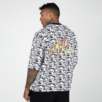 Gorilla Wear Legacy Oversized T-Shirt White/Black