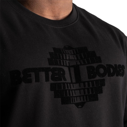 Better Bodies Union Crewneck Black Better Bodies Union Crewneck Black
