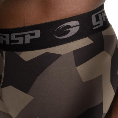 GASP Core Tights Green Stealth Camo