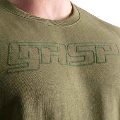 GASP Division Crewneck Washed Green