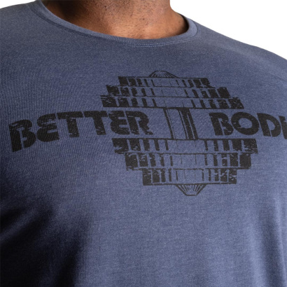 Better Bodies Recruit Tee Sky Blue Melange