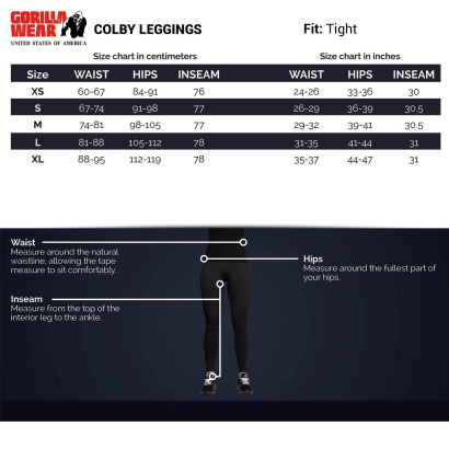 Gorilla Wear Colby Leggings Black Gorilla Wear Colby Leggings Black