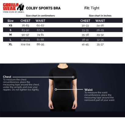 Gorilla Wear Colby Sports Bra Grey