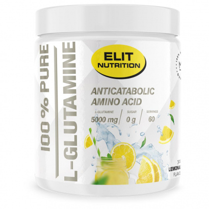 Elit Nutrition 100% Pure L-glutamine Aminosyrer 300 g Elit Nutrition 100% Pure L-glutamine Aminosyrer 300 g