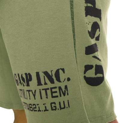 GASP Thermal Shorts Washed Green