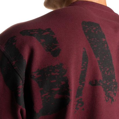 GASP Iron Thermal Tee Maroon