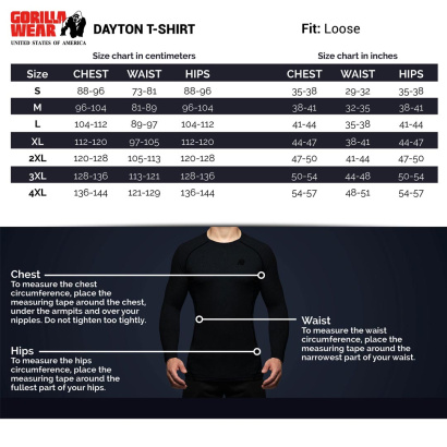 Gorilla Wear Dayton T-Shirt black