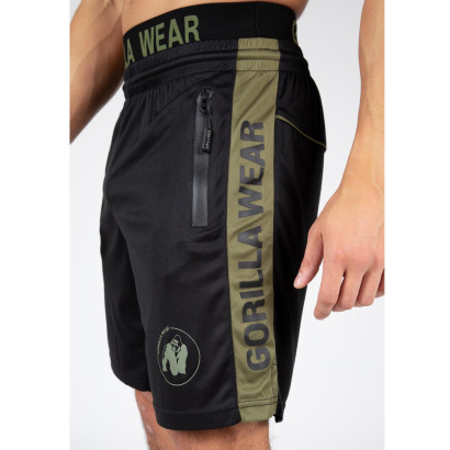 Gorilla Wear Atlanta Shorts black/green