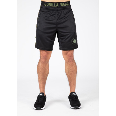 Gorilla Wear Atlanta Shorts black/green