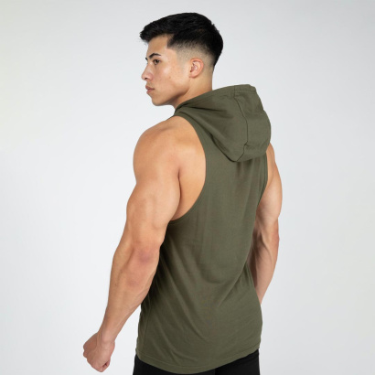 Gorilla Wear Rogers Hooded Tank Top army green