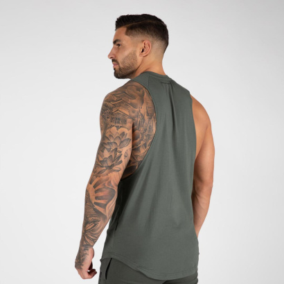Gorilla Wear Milo Drop Armhole Tank Top green Gorilla Wear Milo Drop Armhole Tank Top green