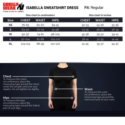 Gorilla Wear Isabella Sweatshirt Dress black