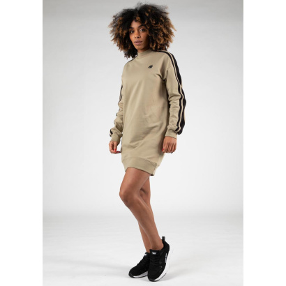 Gorilla Wear Isabella Sweatshirt Dress beige