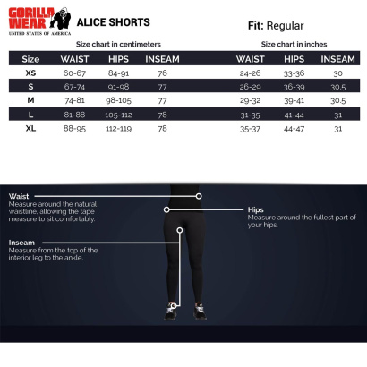 Gorilla Wear Alice Shorts black