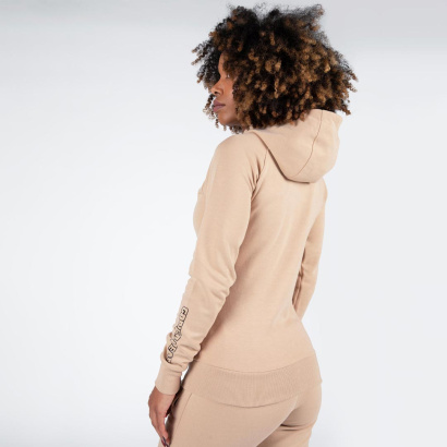 Gorilla Wear Marion Zipped Hoodie beige