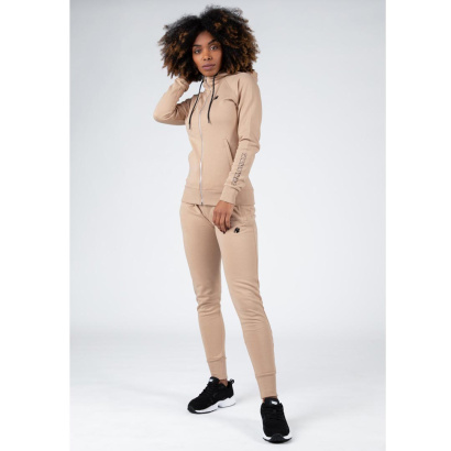 Gorilla Wear Marion Zipped Hoodie beige