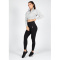 Gorilla Wear Ocala Cropped Half-Zip Sweatshirt grey