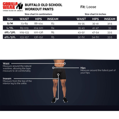 Gorilla Wear Buffalo Old School Workout Pants black/red Gorilla Wear Buffalo Old School Workout Pants black/red
