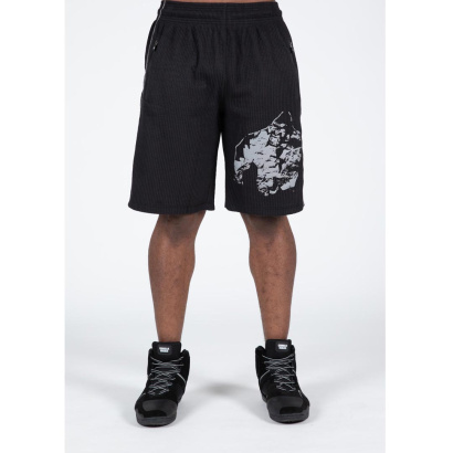 Gorilla Wear Buffalo Old School Workout Shorts black/grey Gorilla Wear Buffalo Old School Workout Shorts black/grey