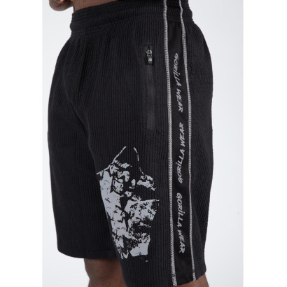Gorilla Wear Buffalo Old School Workout Shorts black/grey Gorilla Wear Buffalo Old School Workout Shorts black/grey