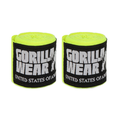 Gorilla Wear Boxing Hand Wraps yellow 2.5 m