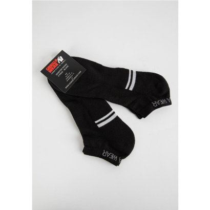Gorilla Wear Quarter Socks 2-Pack Black