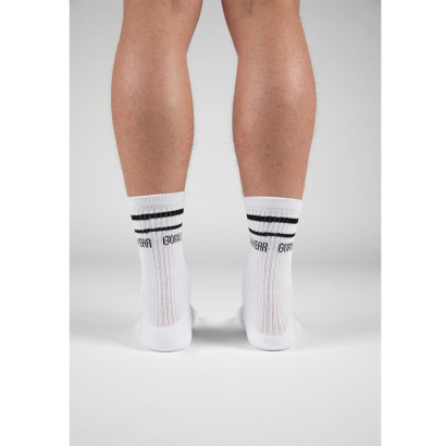 Gorilla Wear Crew Socks 2-Pack White
