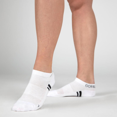 Gorilla Wear Quarter Socks 2-Pack White