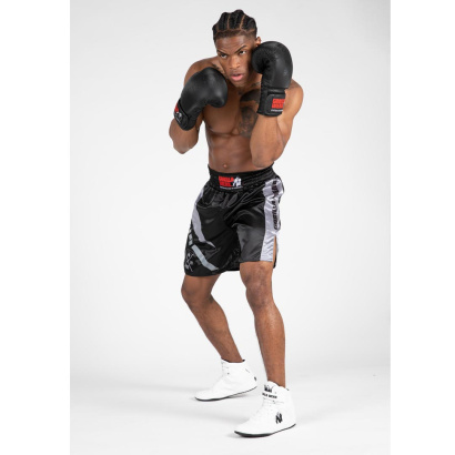 Gorilla Wear Hornell Boxing Shorts Black/Grey